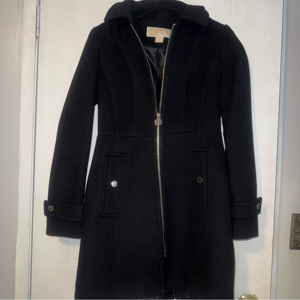 Michael Kors Black Trench Coat